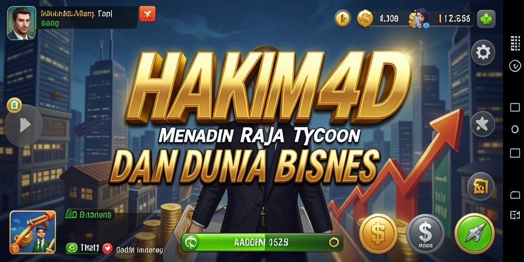 Tampilan gameplay menarik dalam HAKIM4D yang menunjukkan aksi Tycoon.