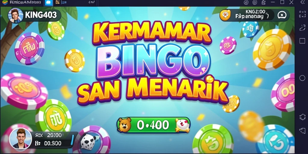 Tampilan menarik dari gameplay Bingo KING403 yang seru.
