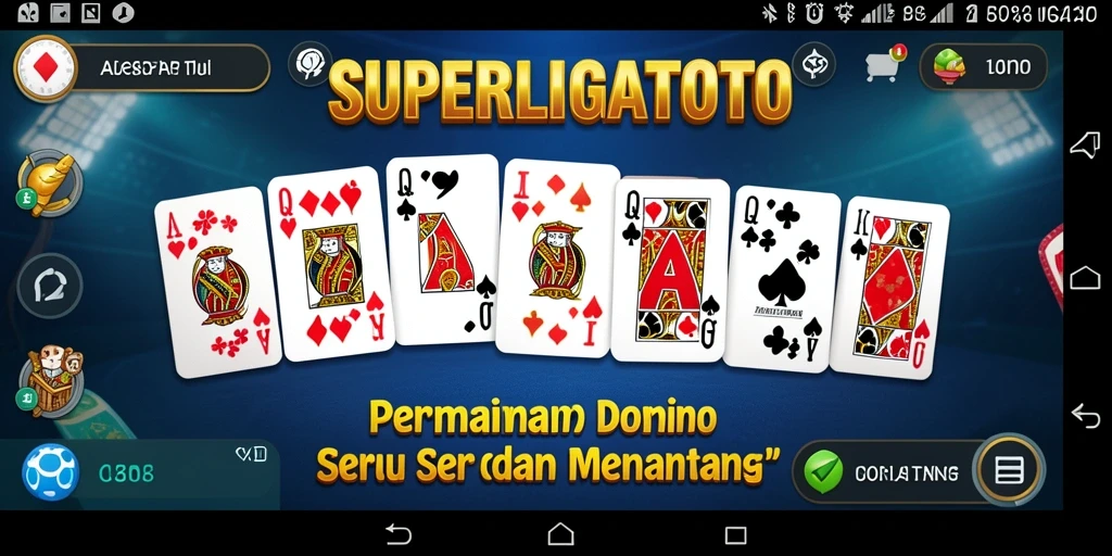 Tampilan gameplay SUPERLIGATOTO yang seru dan menantang.